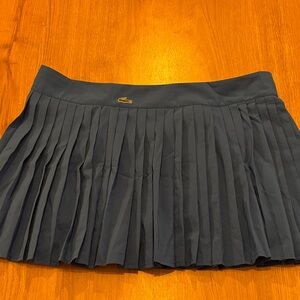 Lacoste Women's Blue Pleated Mini Skort